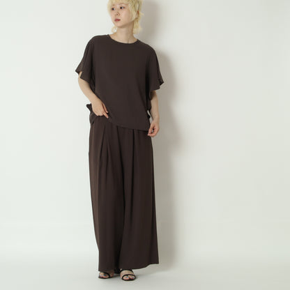 ストレッチシフォンタックパンツ　80268309