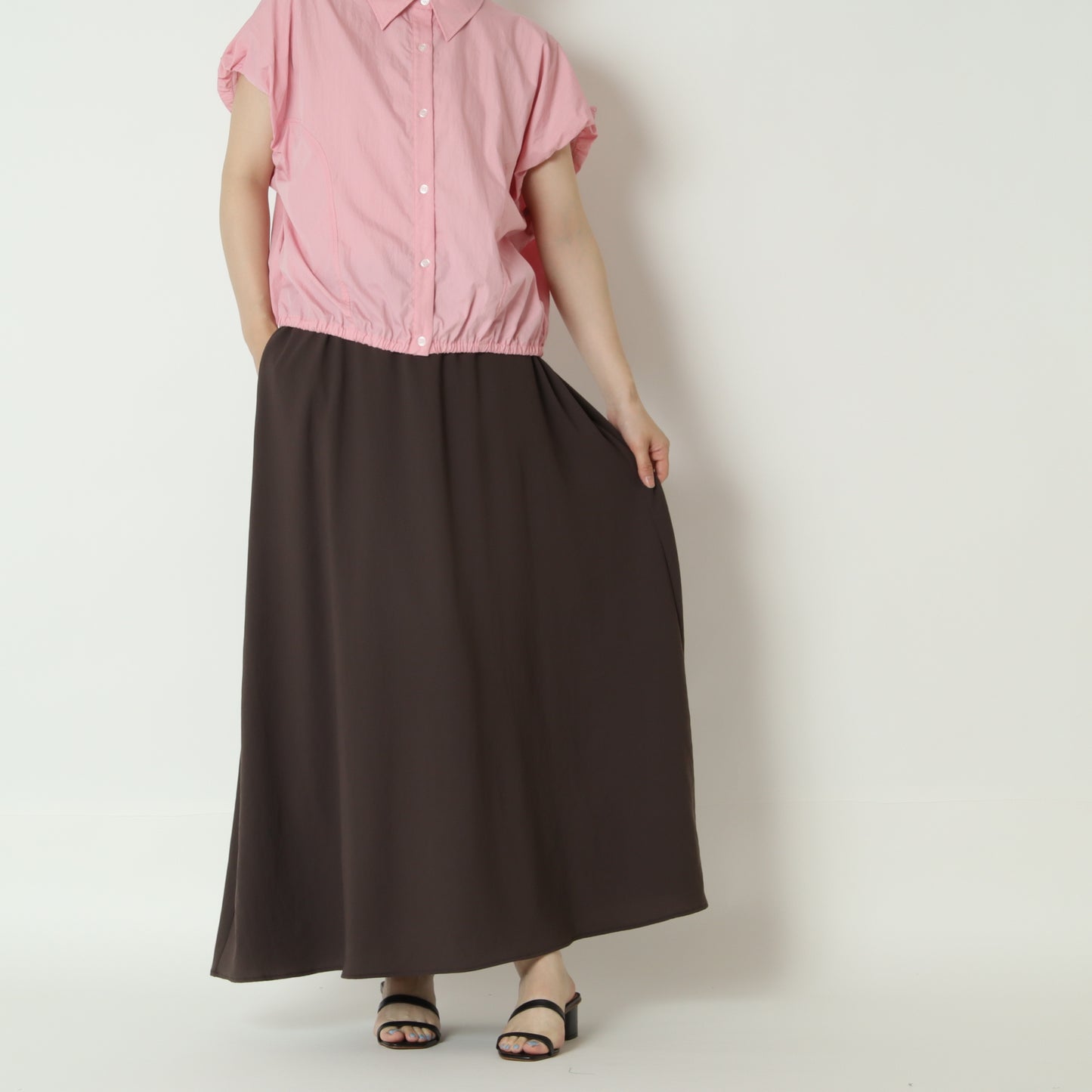 ストレッチシフォンスカート　80268307