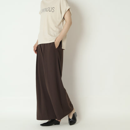 ストレッチシフォンタックパンツ　80268309