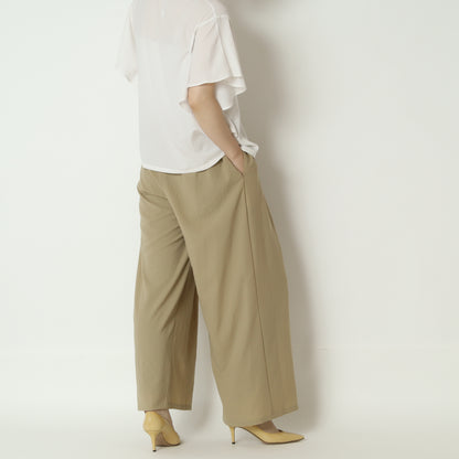ストレッチシフォンタックパンツ　80268309