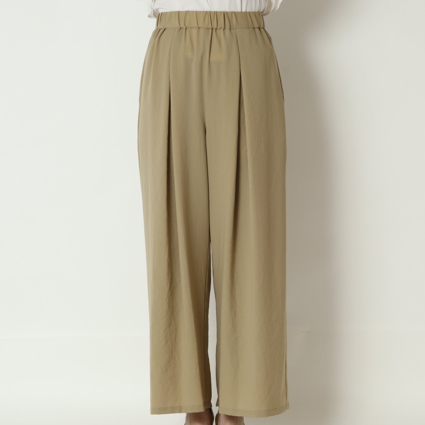 ストレッチシフォンタックパンツ　80268309