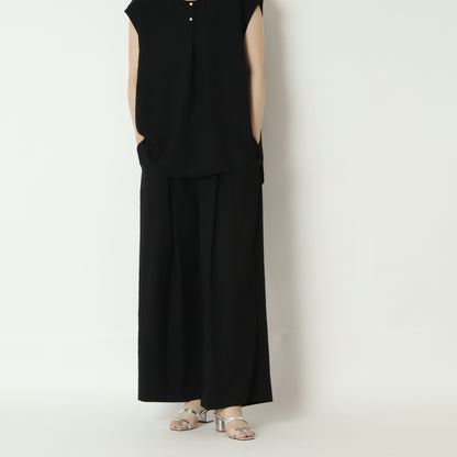 ストレッチシフォンタックパンツ　80268309