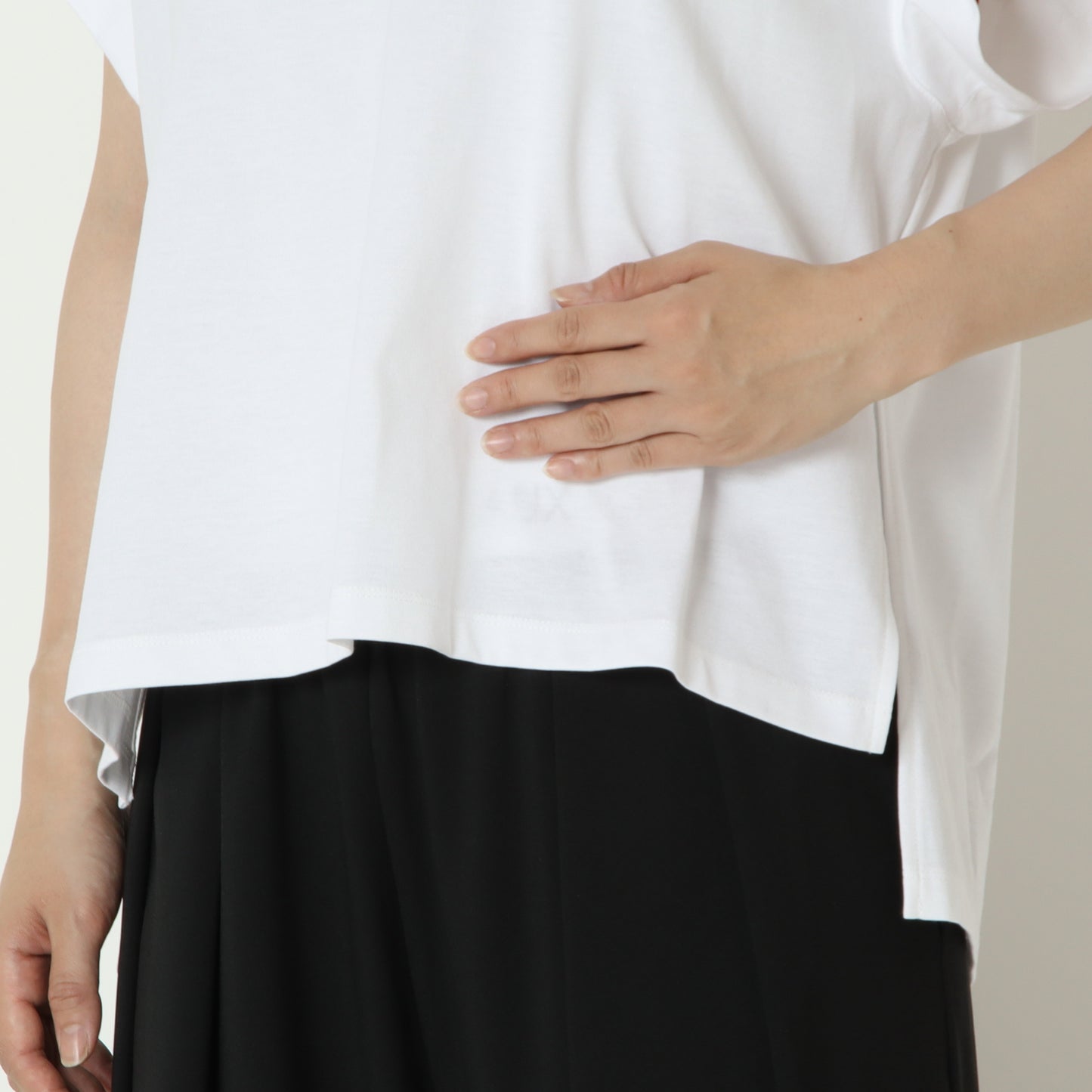 ワイドヘムTシャツ　80268320