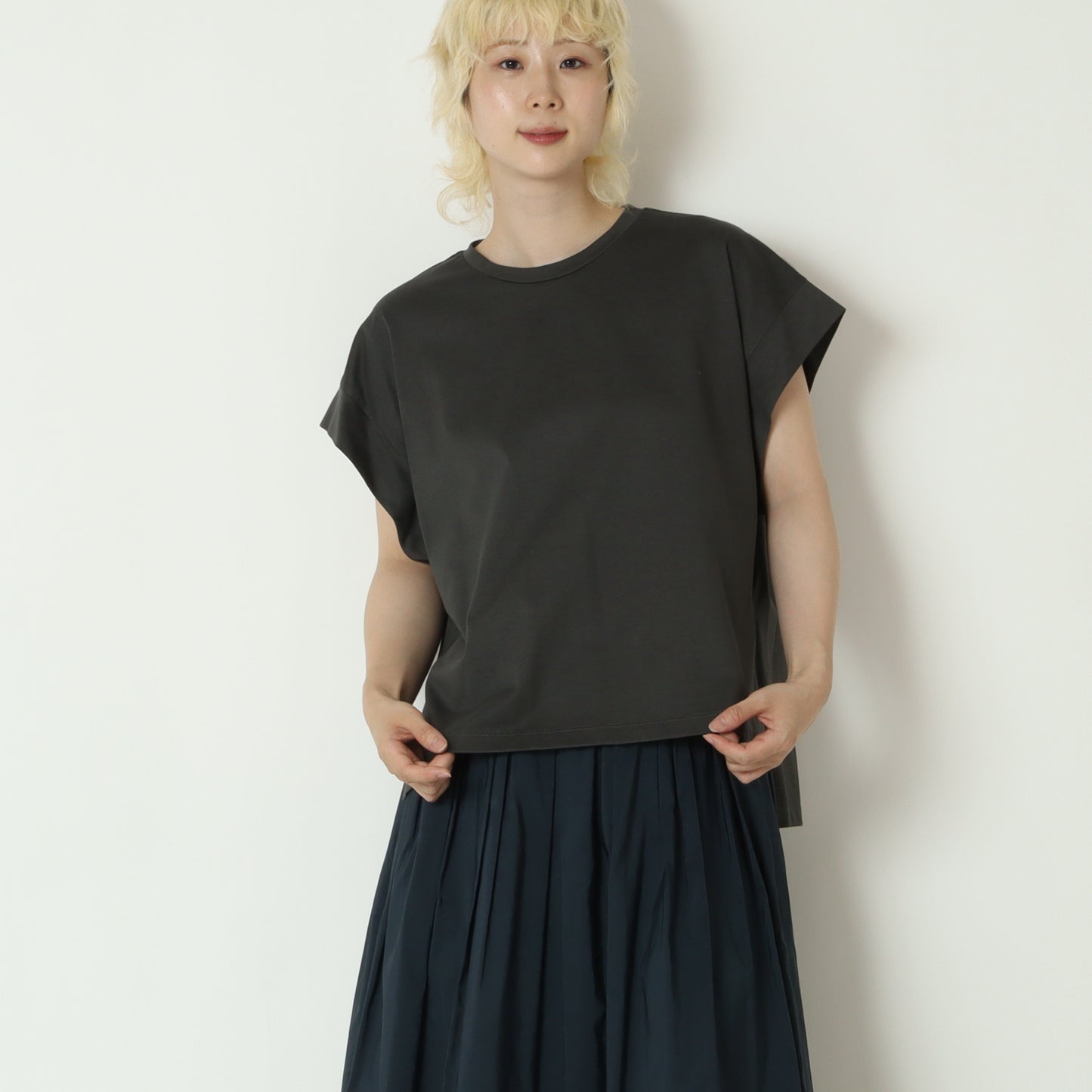 ワイドヘムTシャツ　80268320