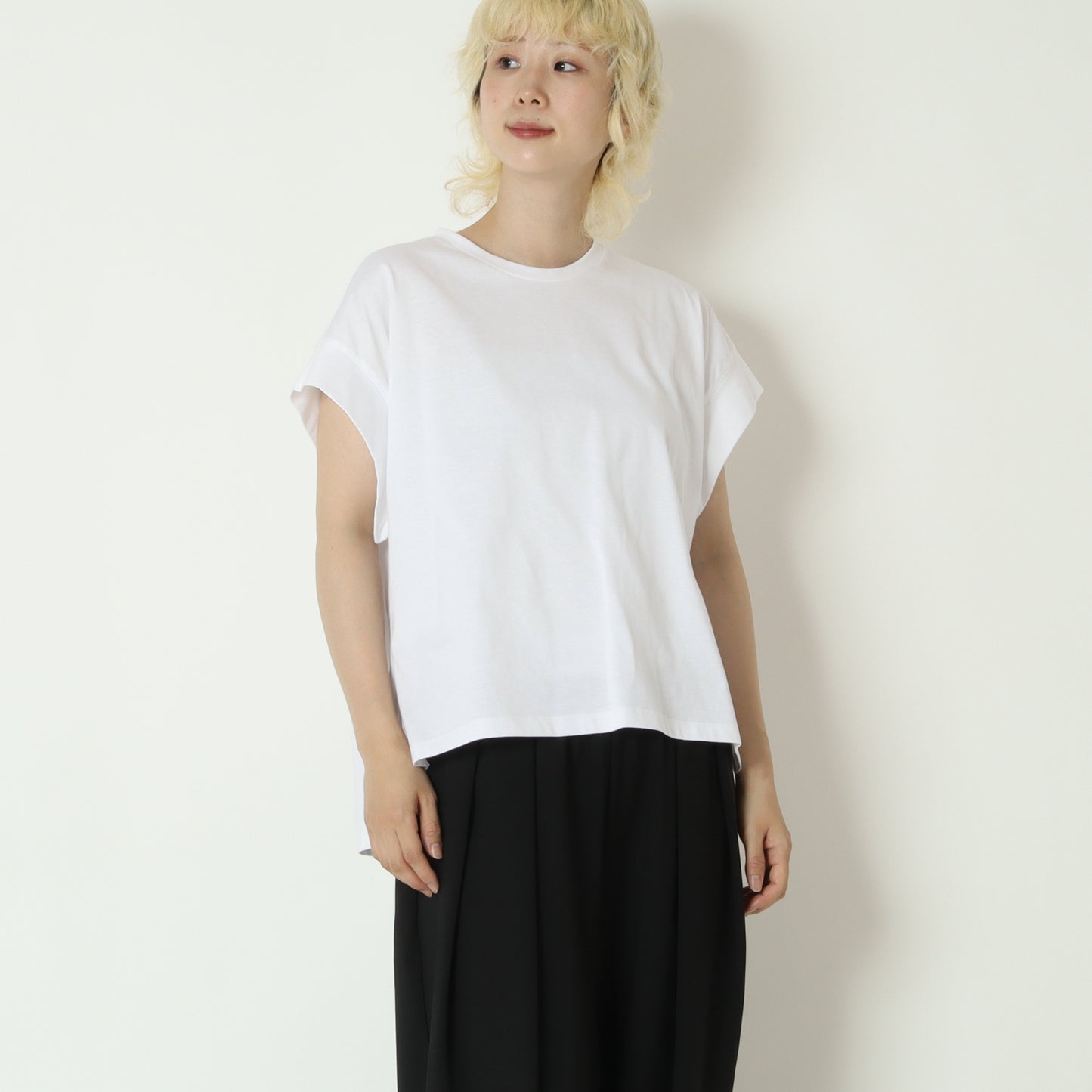 ワイドヘムTシャツ　80268320