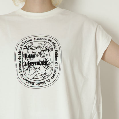 フロッキープリントTシャツ　80268324