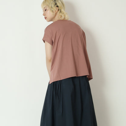 フロッキープリントTシャツ　80268324