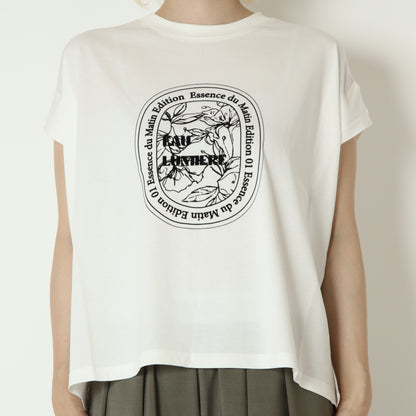 フロッキープリントTシャツ　80268324