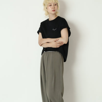コクーンシルエットロゴTシャツ　80268328
