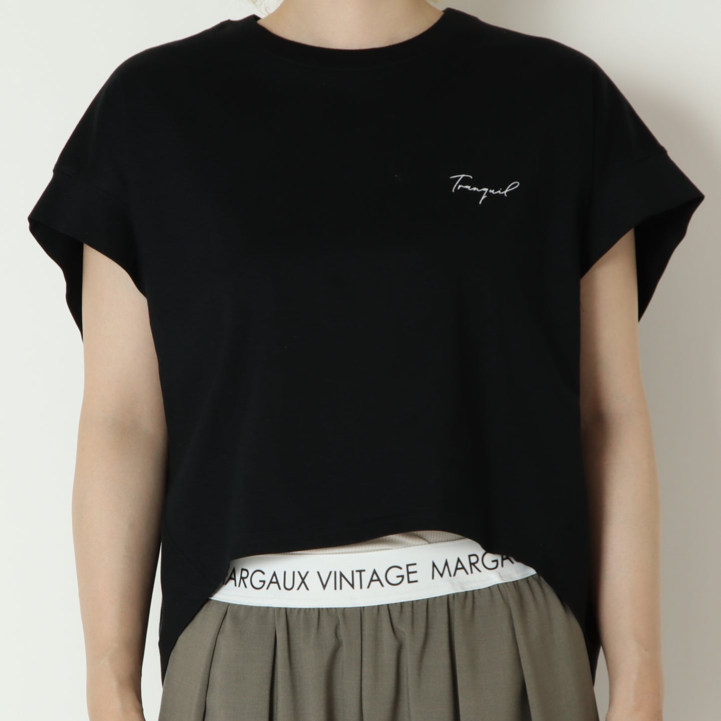 コクーンシルエットロゴTシャツ　80268328