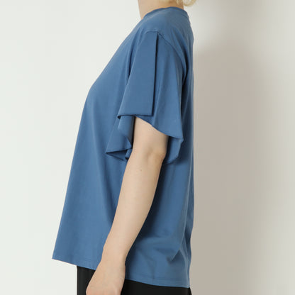 袖フリルバックプリントTシャツ　80268221