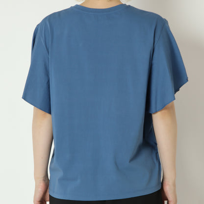 袖フリルバックプリントTシャツ　80268221