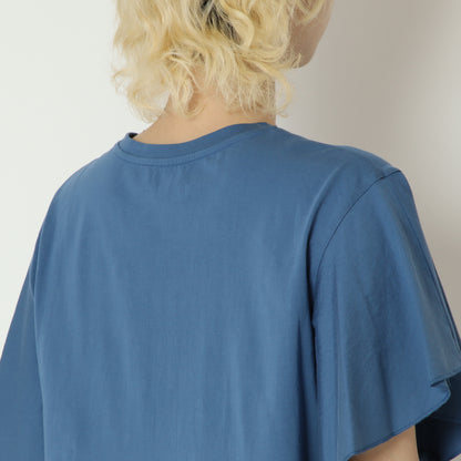 袖フリルバックプリントTシャツ　80268221