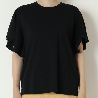 袖フリルバックプリントTシャツ　80268221