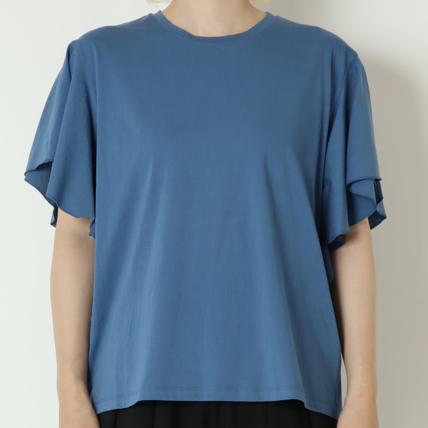 袖フリルバックプリントTシャツ　80268221