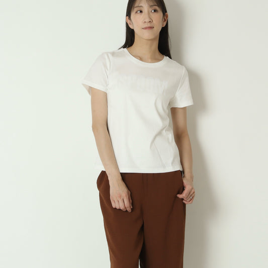 ラインストーンロゴTシャツ　SH261324