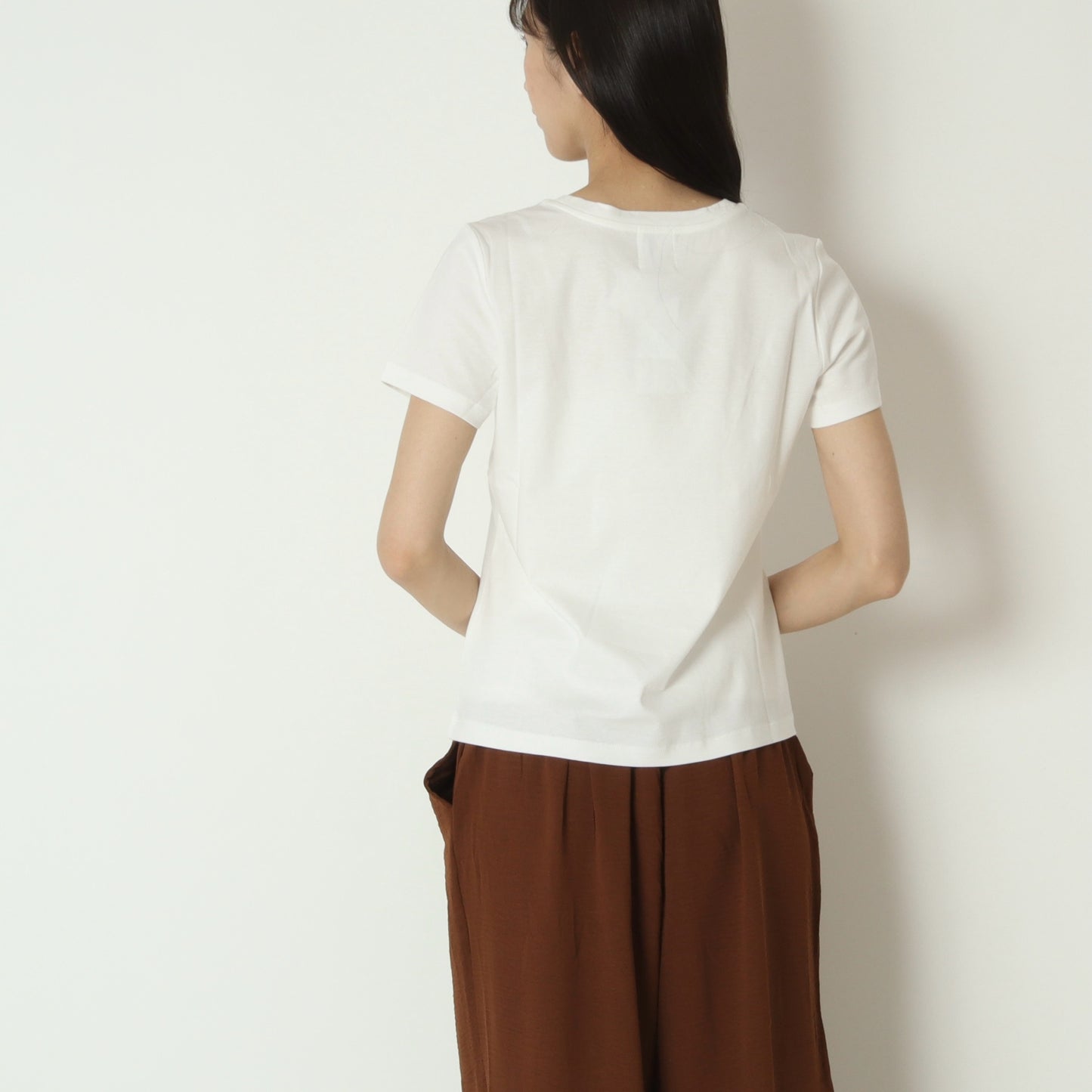 ラインストーンロゴTシャツ　SH261324