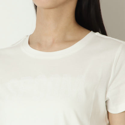 ラインストーンロゴTシャツ　SH261324