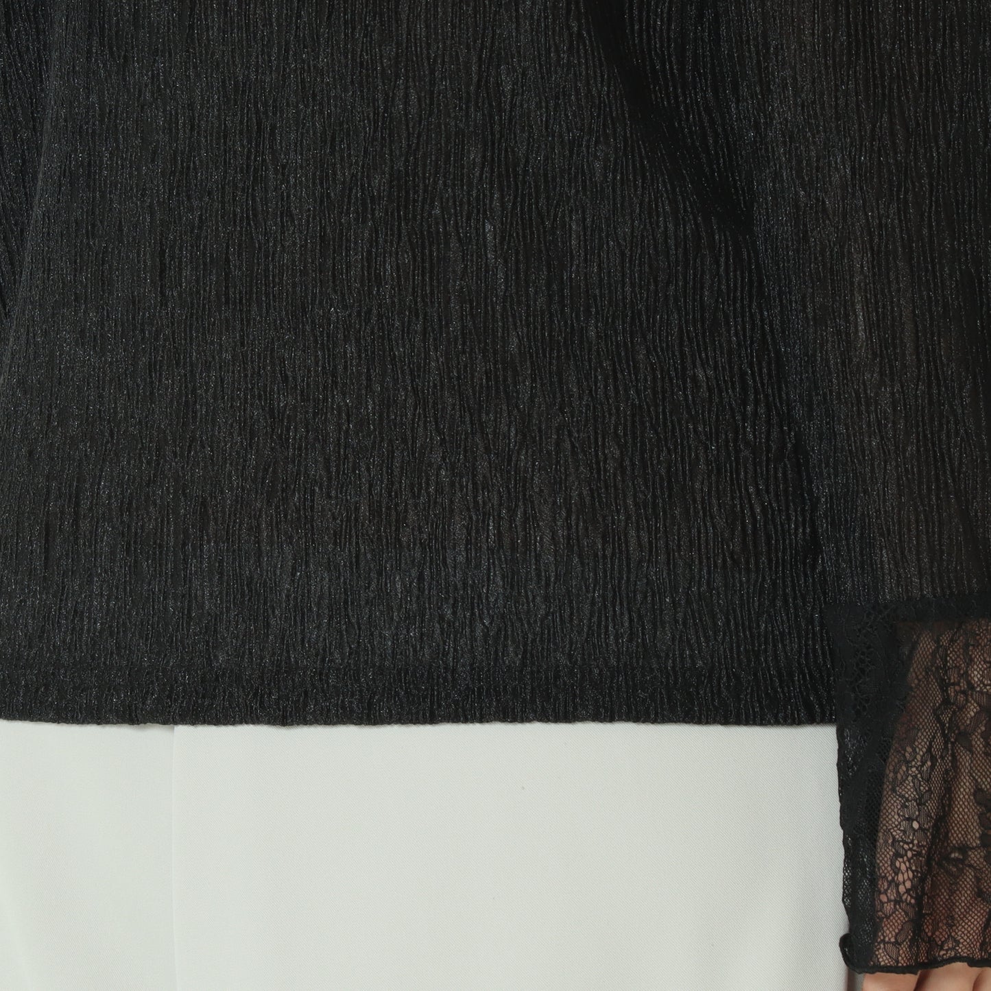 レースシアーラメブラウス  8568319