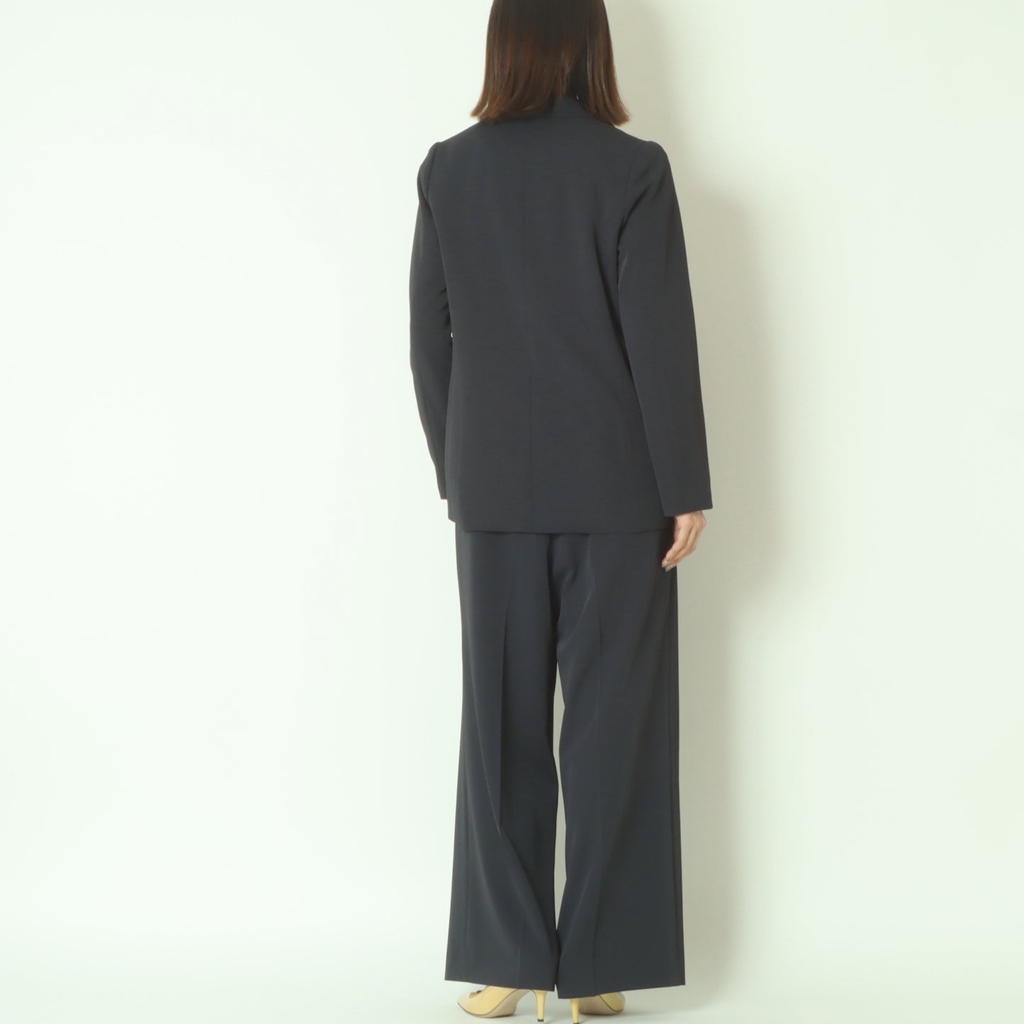 ポリエステルツイルワイドパンツ  8868653