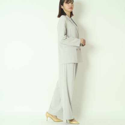 ポリエステルツイルワイドパンツ  8868653