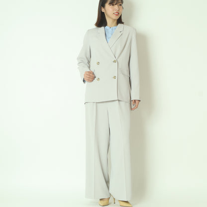 ポリエステルツイルワイドパンツ  8868653