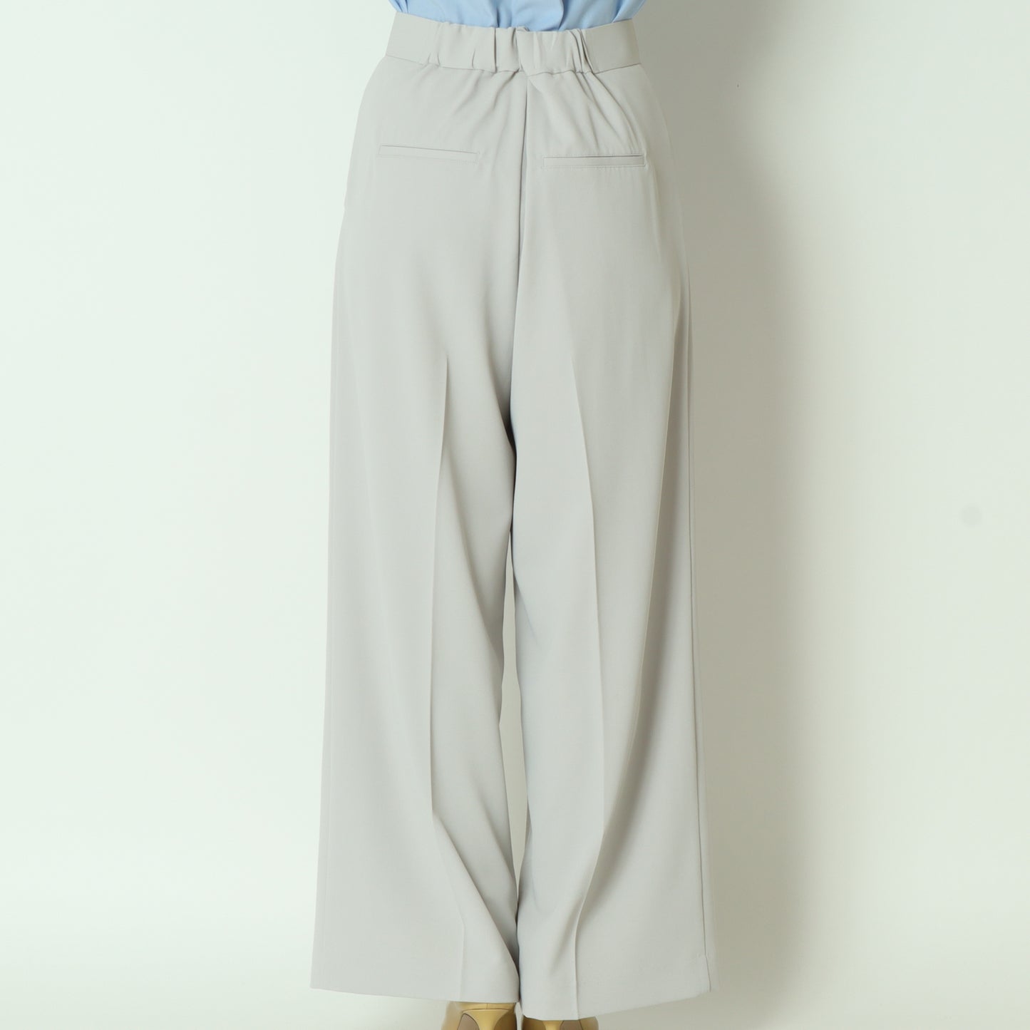 ポリエステルツイルワイドパンツ  8868653