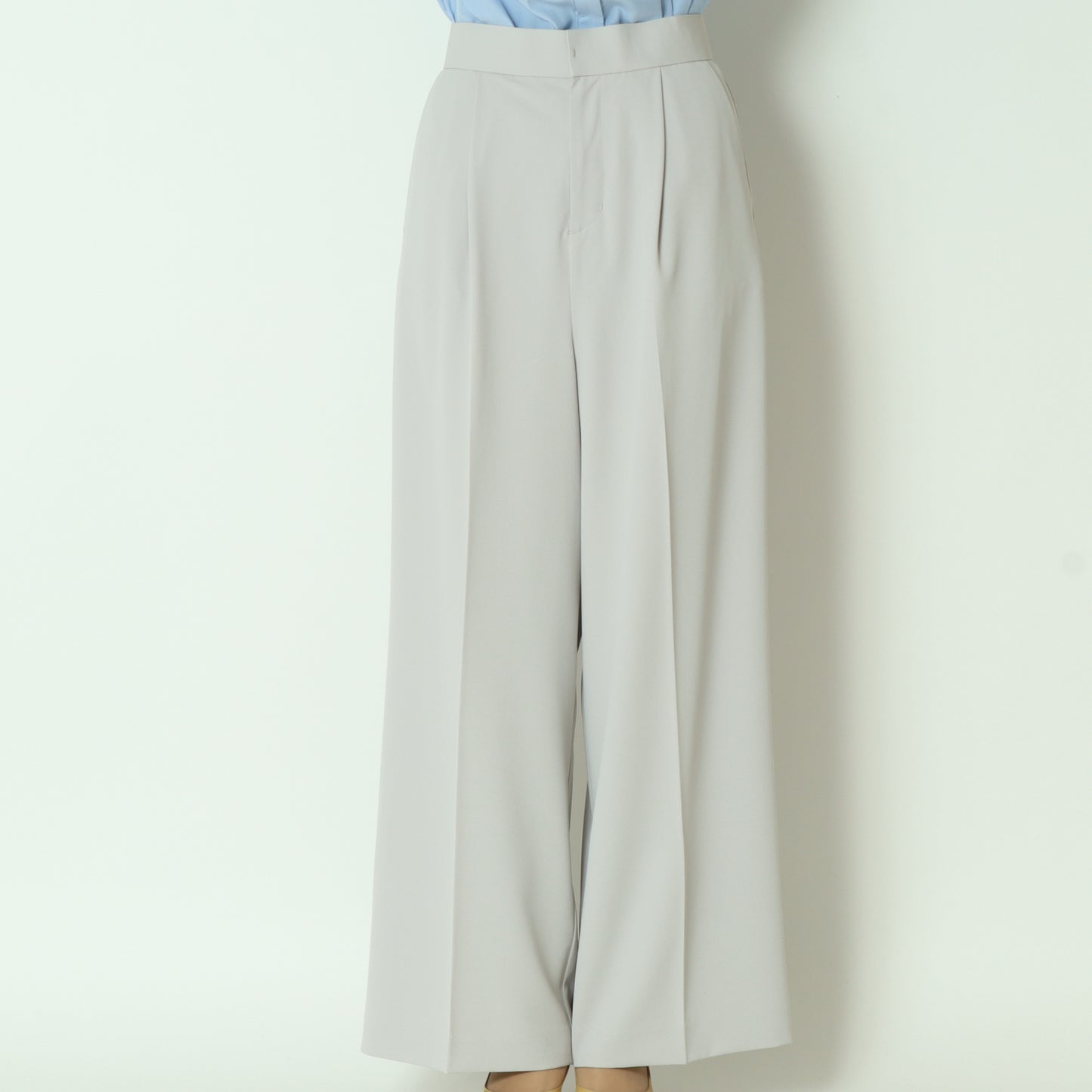 ポリエステルツイルワイドパンツ  8868653