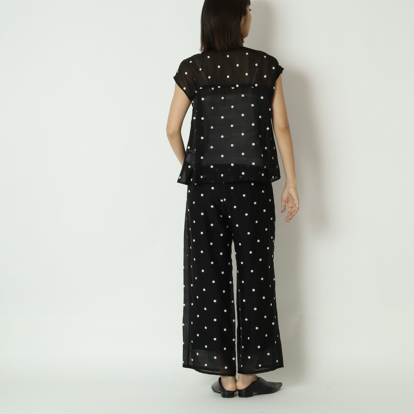 ドット立体刺繍ブラウス　8861360