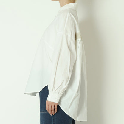 コーマコットンバックテープブラウス  DR261-0005
