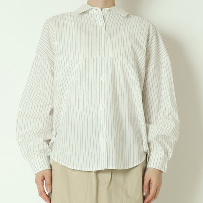 コーマコットンバックテープブラウス  DR261-0005