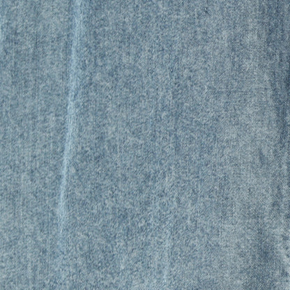 パウダーシルクデニムラウンドブラウス  DR261-0003