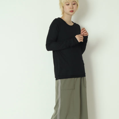 シアーフライス×チュールレイヤープルオーバー　DR2610019