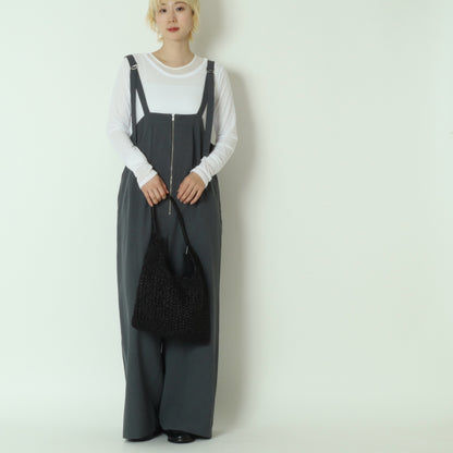 シアーフライス×チュールレイヤープルオーバー　DR2610019