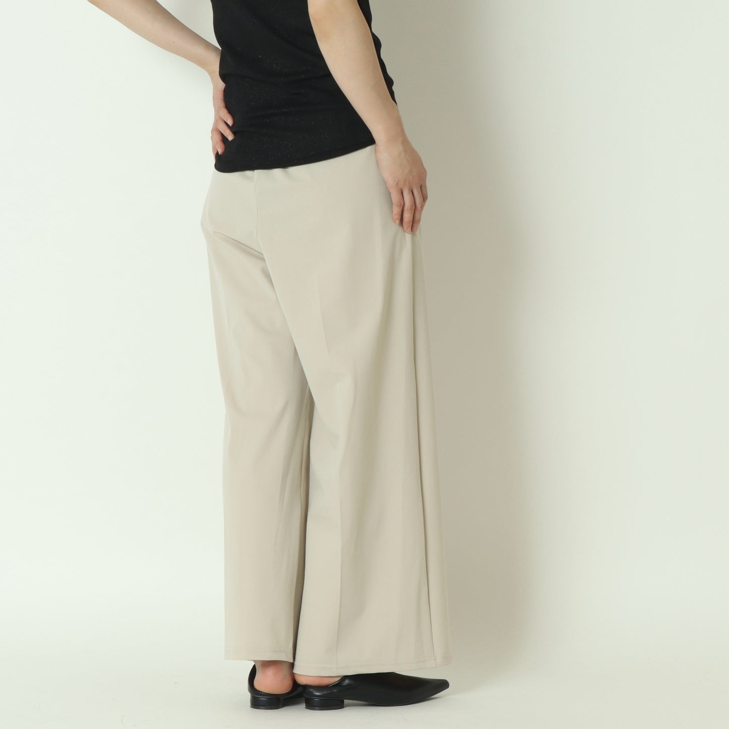 CICA配合サークルストレッチワイドパンツ　DR2610014