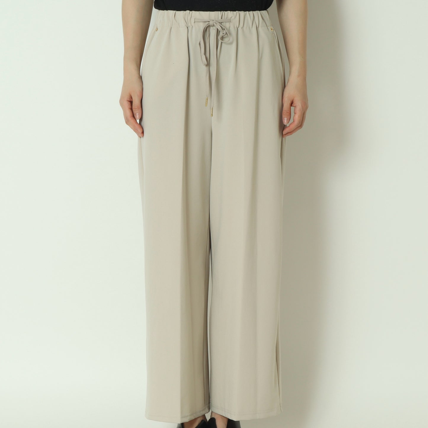 CICA配合サークルストレッチワイドパンツ　DR2610014