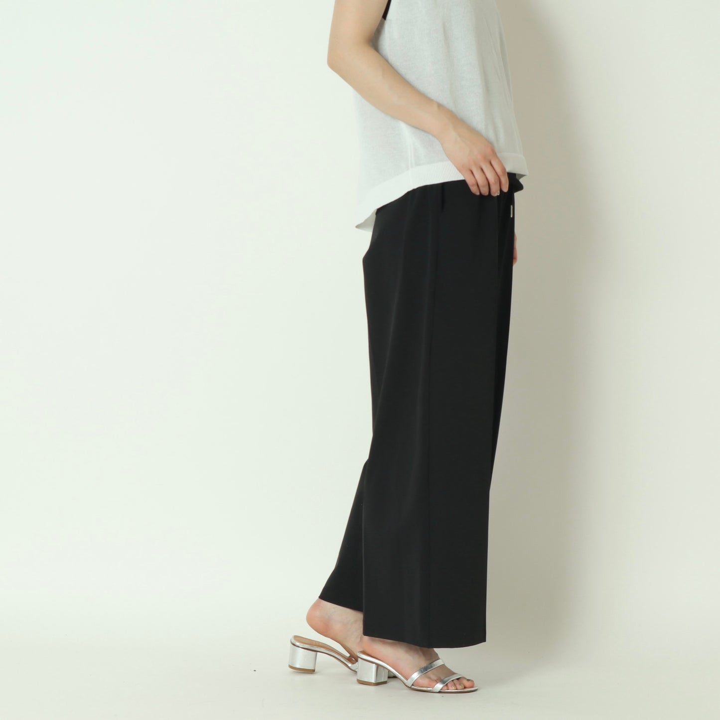 CICA配合サークルストレッチワイドパンツ　DR2610014