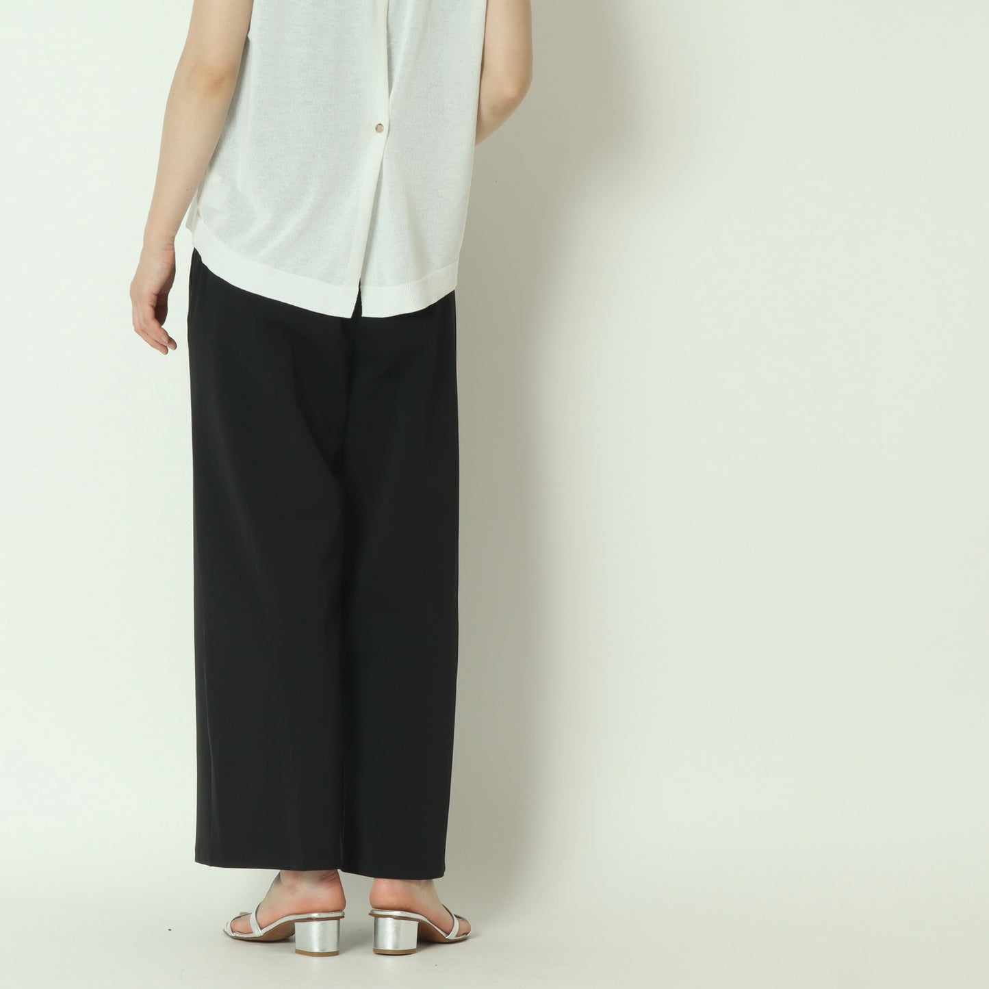 CICA配合サークルストレッチワイドパンツ　DR2610014