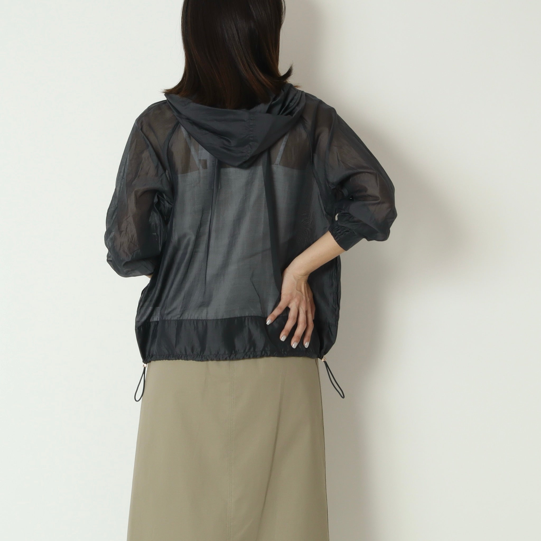 オーガンジーフードブルゾン 262NU0371 – DURAY