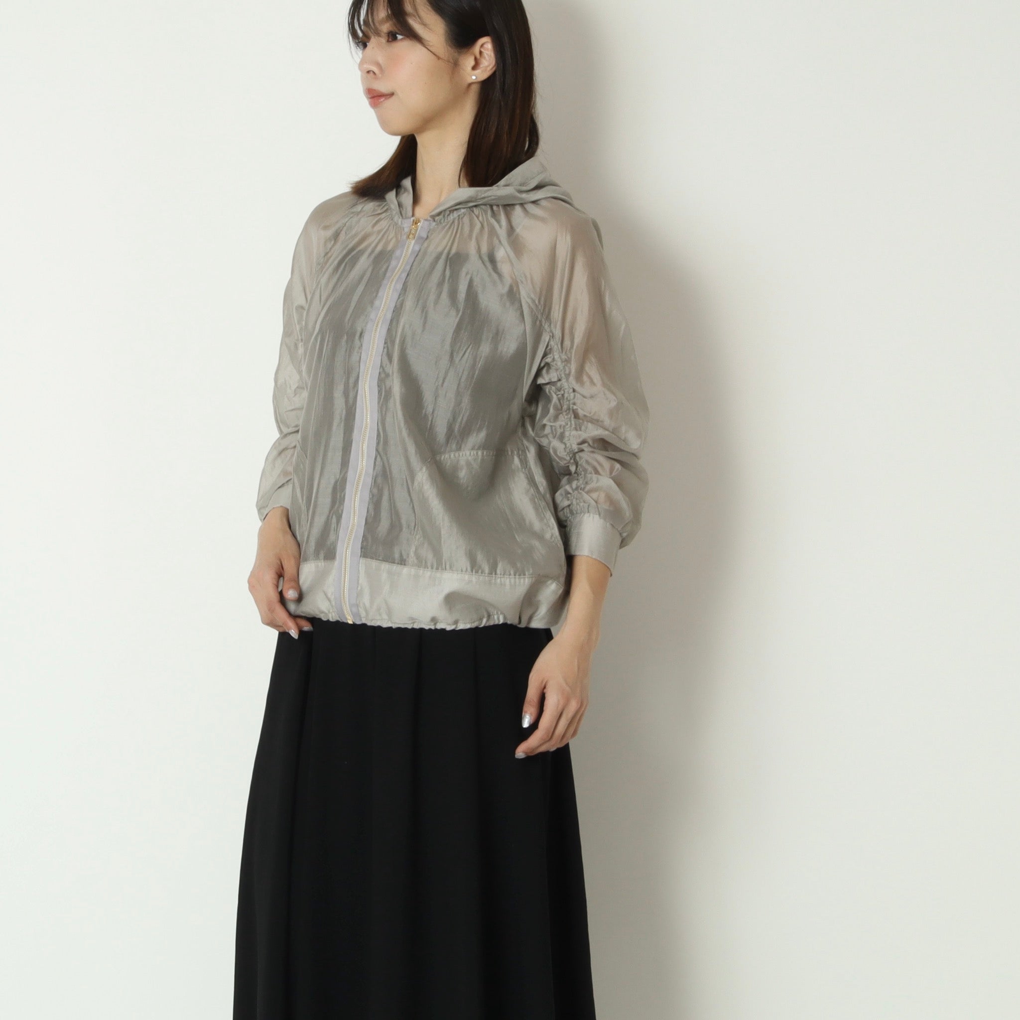オーガンジーフードブルゾン 262NU0371 – DURAY