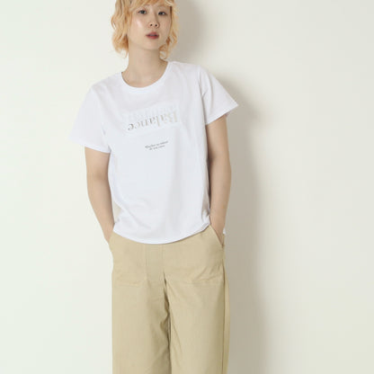 エンボス×箔ロゴTシャツ　DR2610023