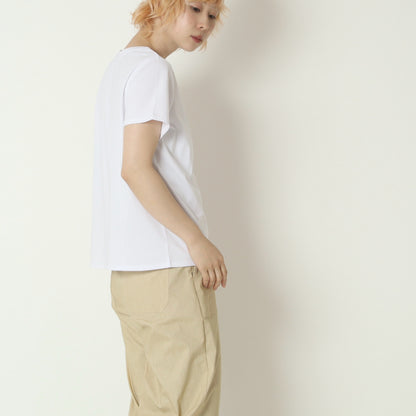 エンボス×箔ロゴTシャツ　DR2610023