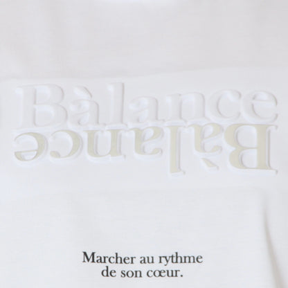 エンボス×箔ロゴTシャツ　DR2610023