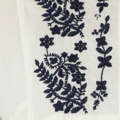刺繍ギャザーチュニックノースリーブブラウス　DR2610010