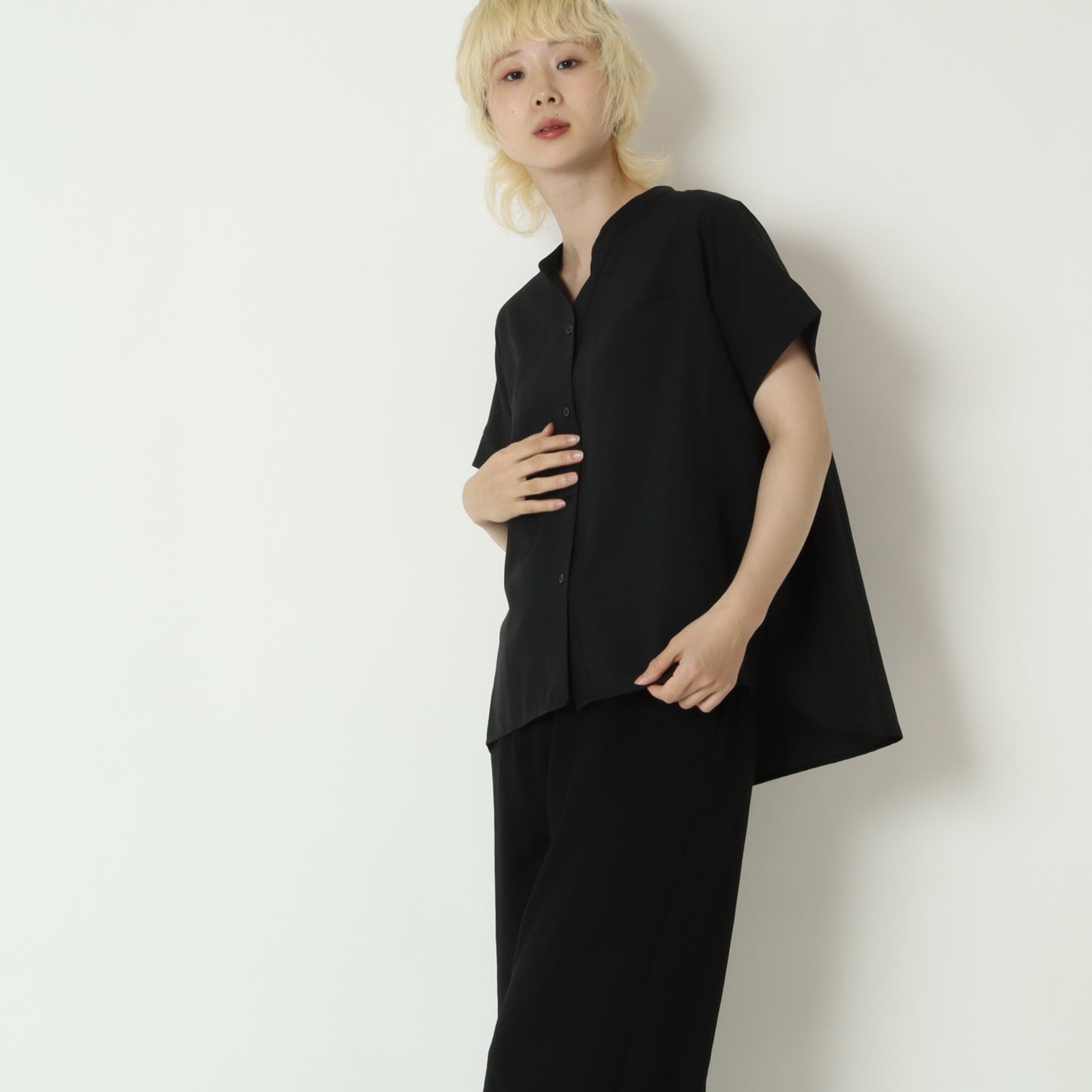 バックラインシアーシャツブラウス　DR2610028