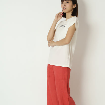 フレンチスリーブロゴTシャツ　DR2610031