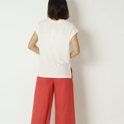 フレンチスリーブロゴTシャツ　DR2610031