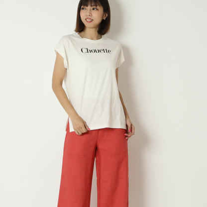 フレンチスリーブロゴTシャツ　DR2610031