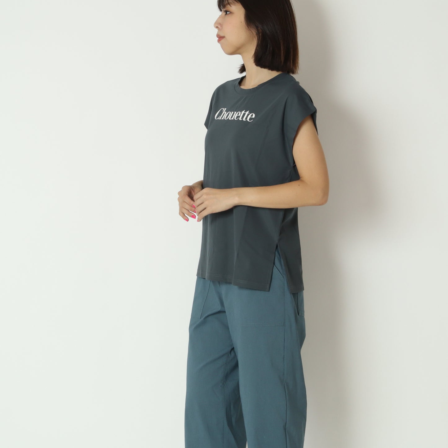 フレンチスリーブロゴTシャツ　DR2610031