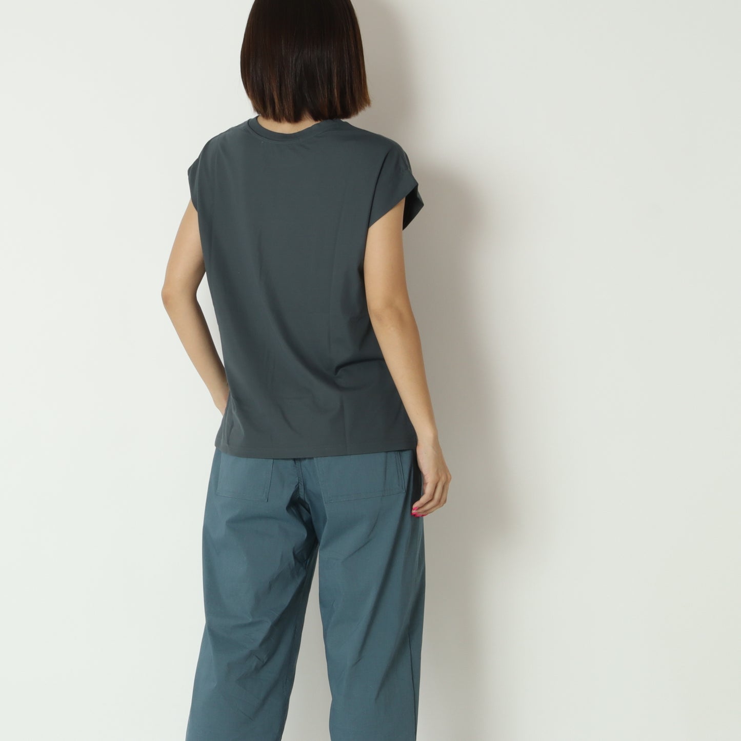 フレンチスリーブロゴTシャツ　DR2610031